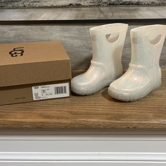 NEW UGG kids Drizlita Glitter waterproof tall rain boot - Picture 2 of 2